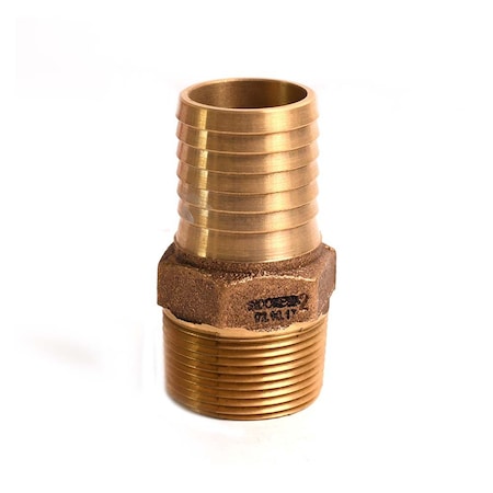 Thrifco Plumbing 1-1/4 BRASS INSERT M ADAPTER 6522104